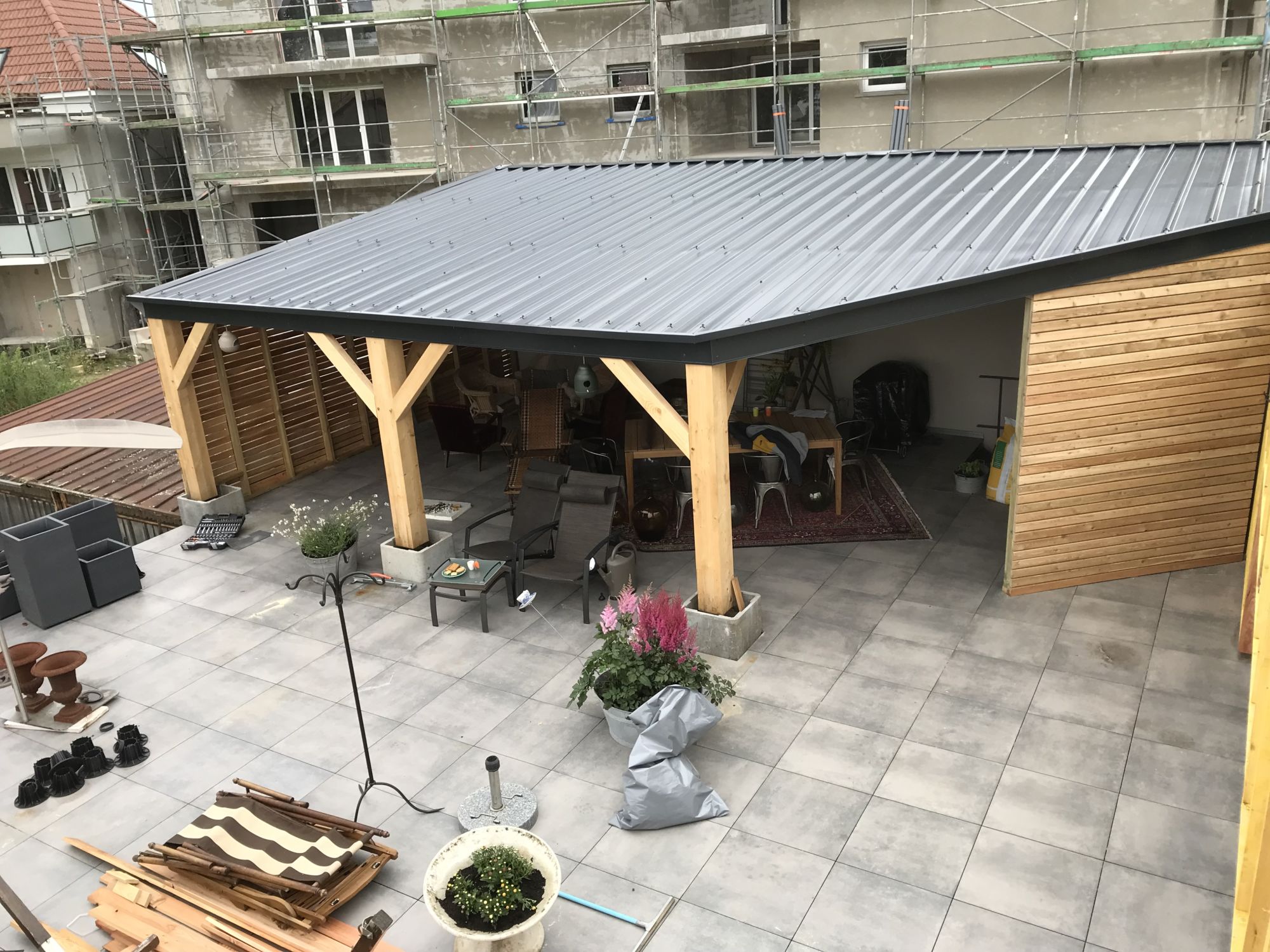 Travaux de couverture, zinguerie et étanchéité PVC aux alentours de Cernay et Mulhouse Saint-Louis 1